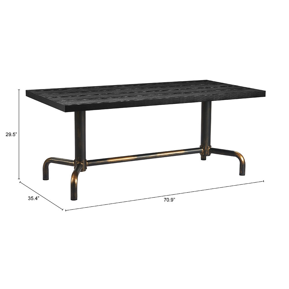 NEUM DINING TABLE BLACK