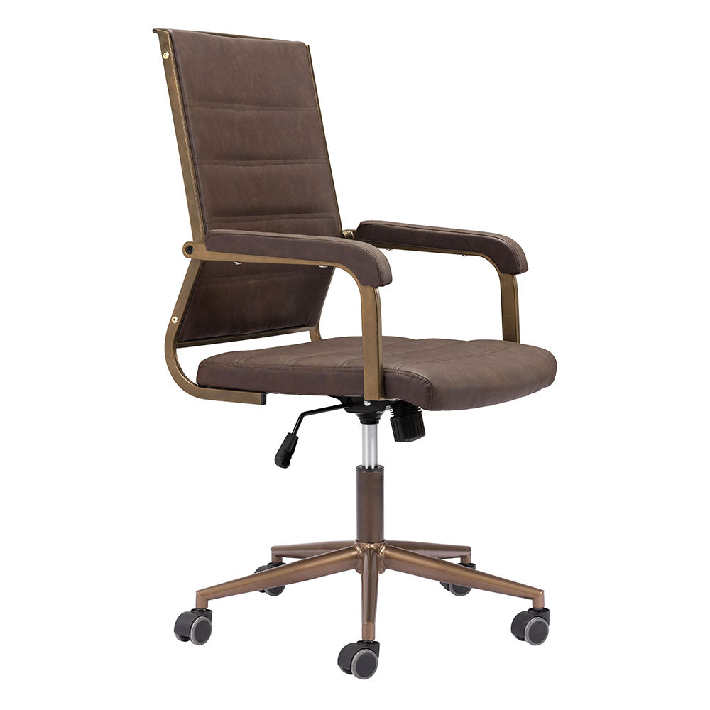 AUCTION OFFICE CHAIR ESPRESSO