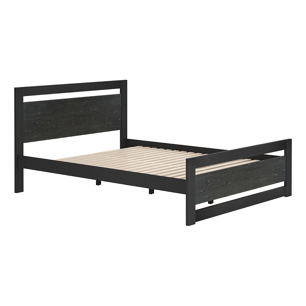 REPOS QUEEN BED BLACK