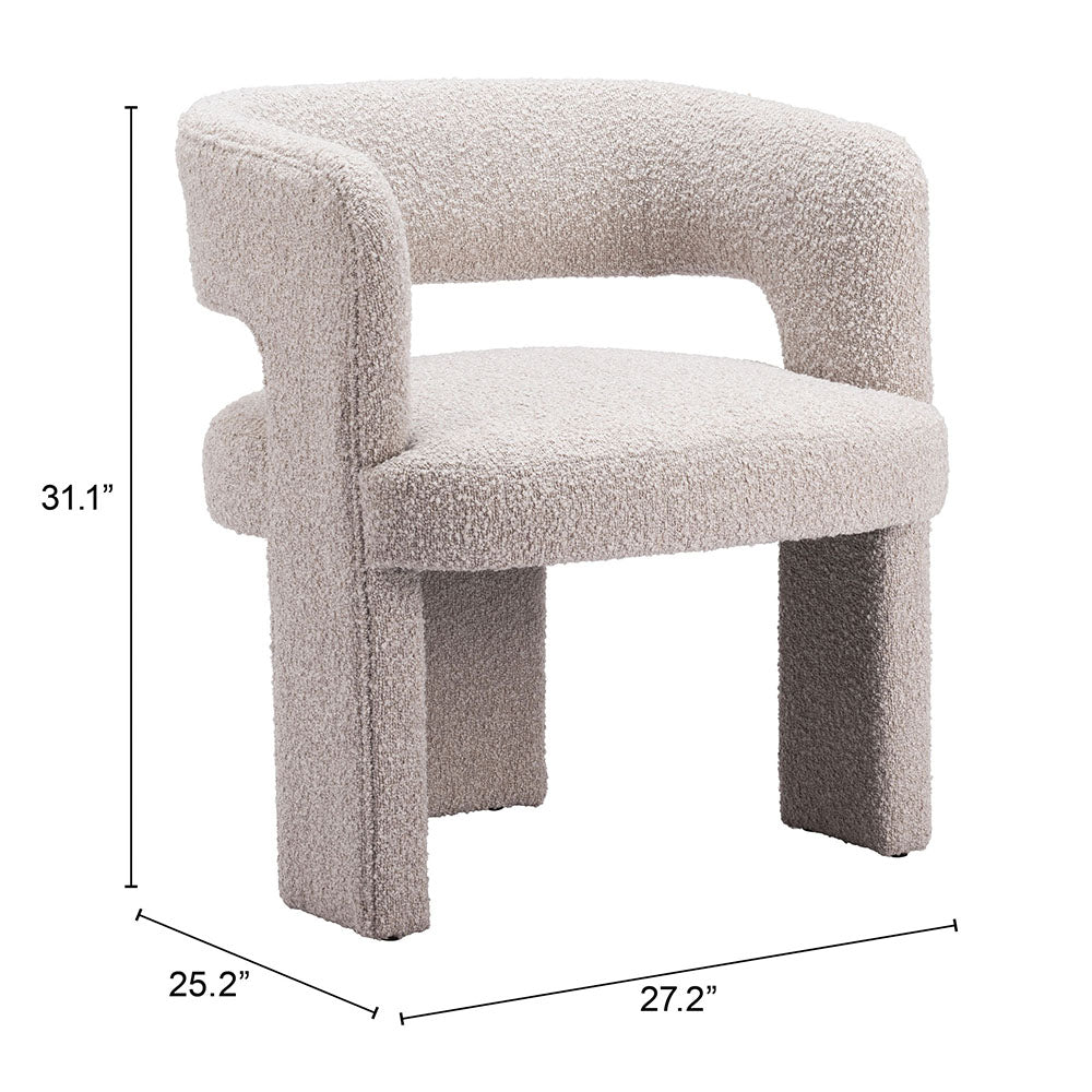 JAVA ACCENT CHAIR SANDY BEIGE