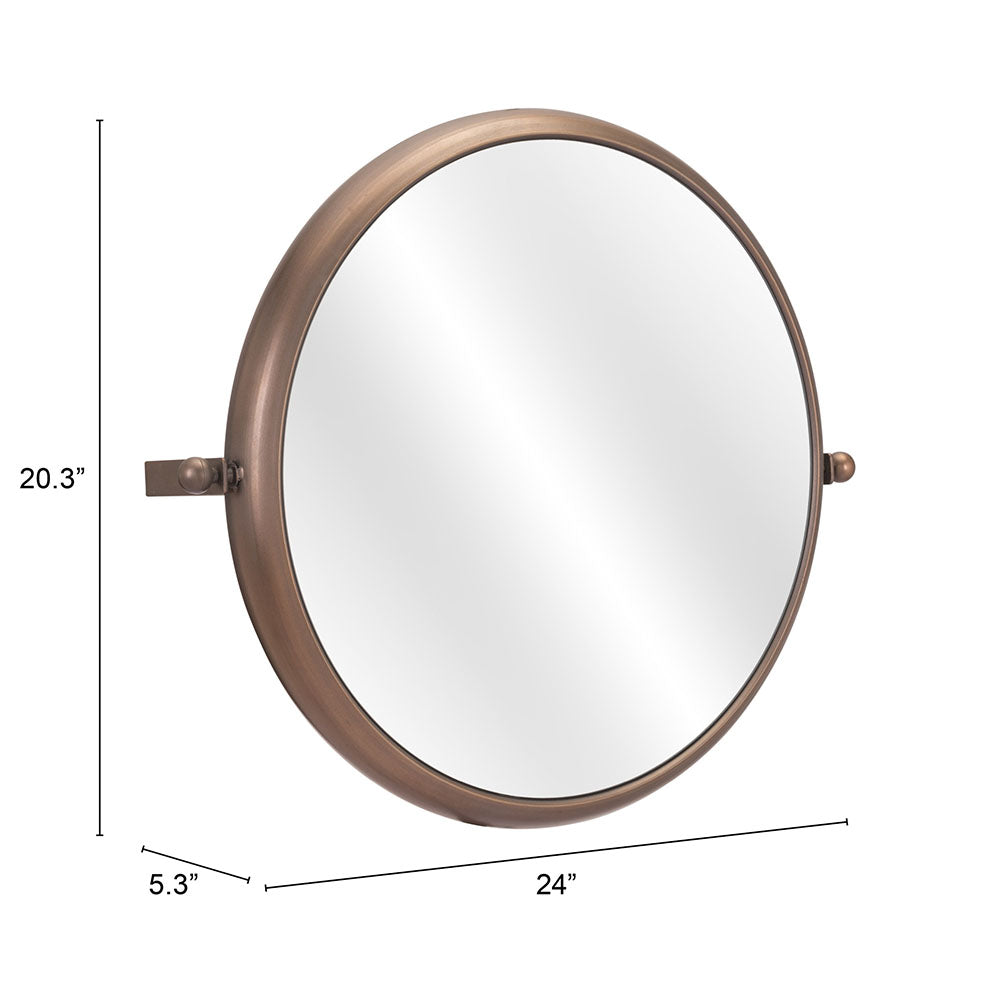 RAND MIRROR BRONZE