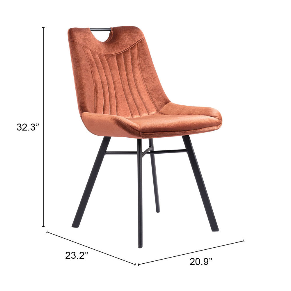 TYLER DINING CHAIR BROWN