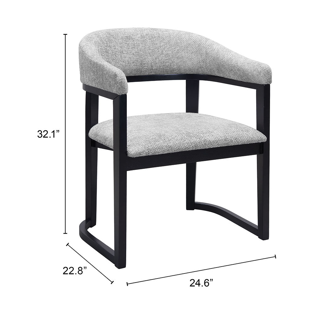 ANASA DINING CHAIR GRAY