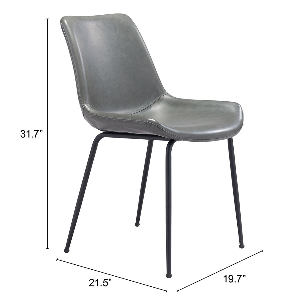 BYRON DINING CHAIR GRAY