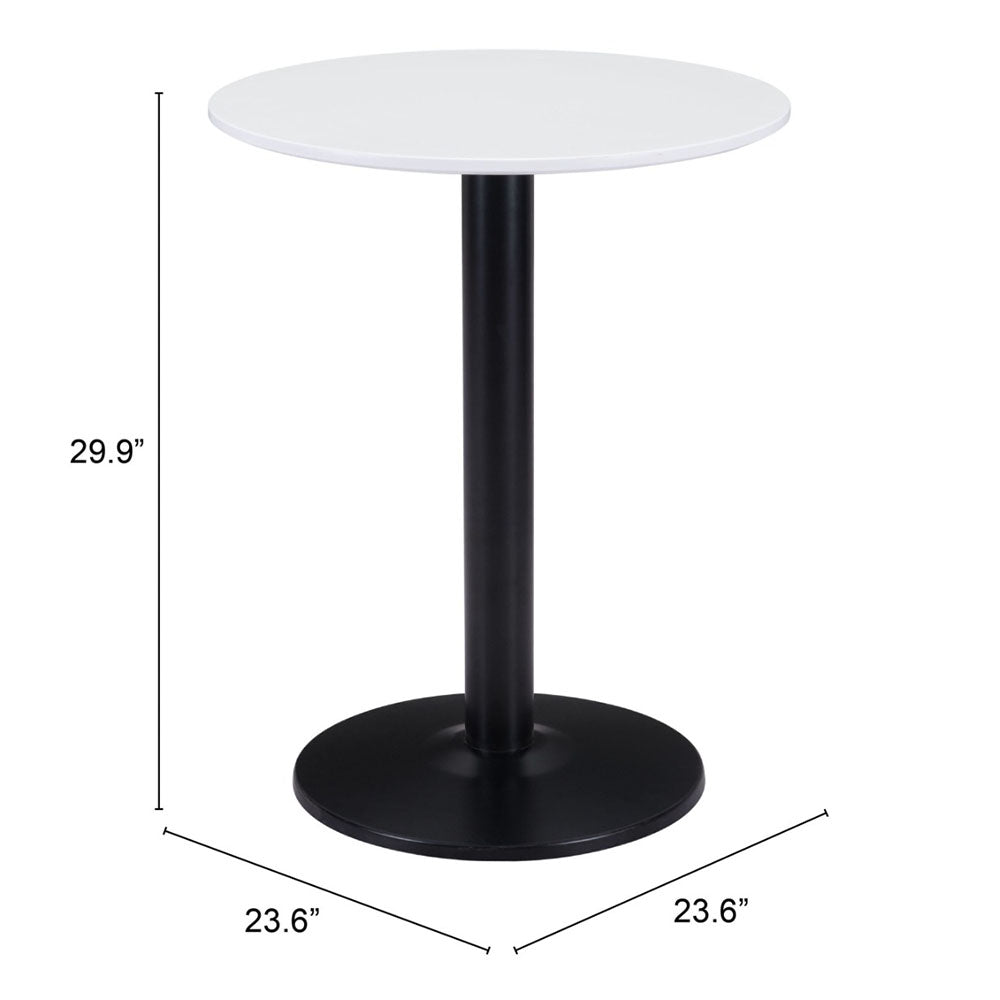 ALTO BISTRO TABLE WHITE & BLACK