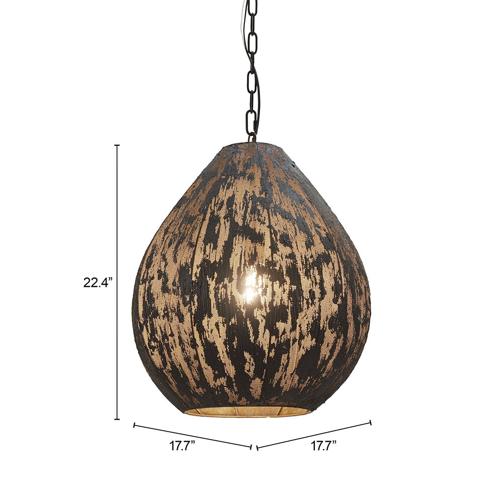 KOZA CEILING LAMP BLACK