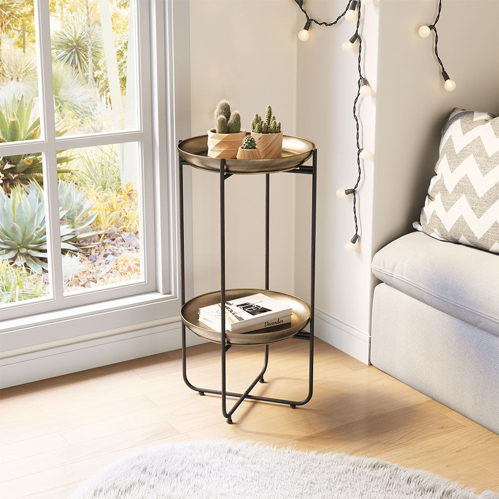 BRONSON ACCENT TABLE BRONZE