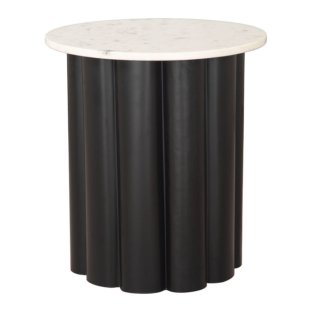 SLIKA SIDE TABLE WHITE & BLACK
