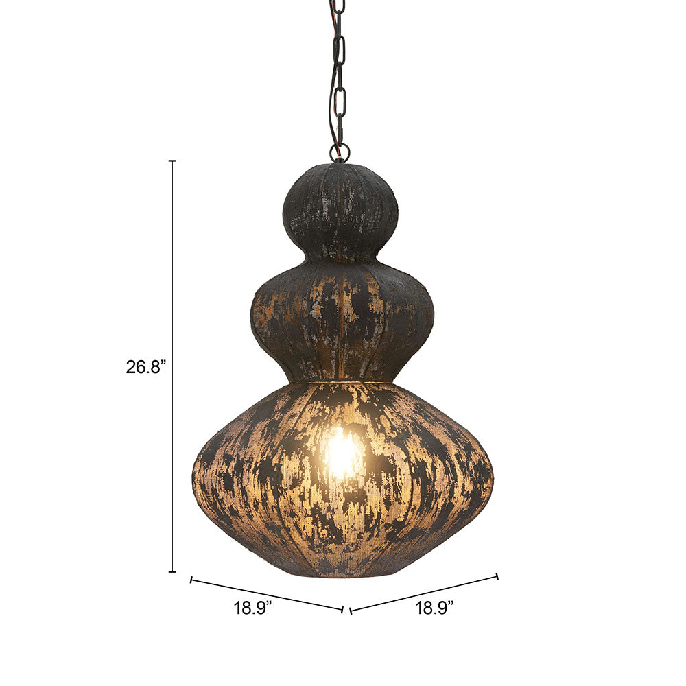 KALI CEILING LAMP BLACK