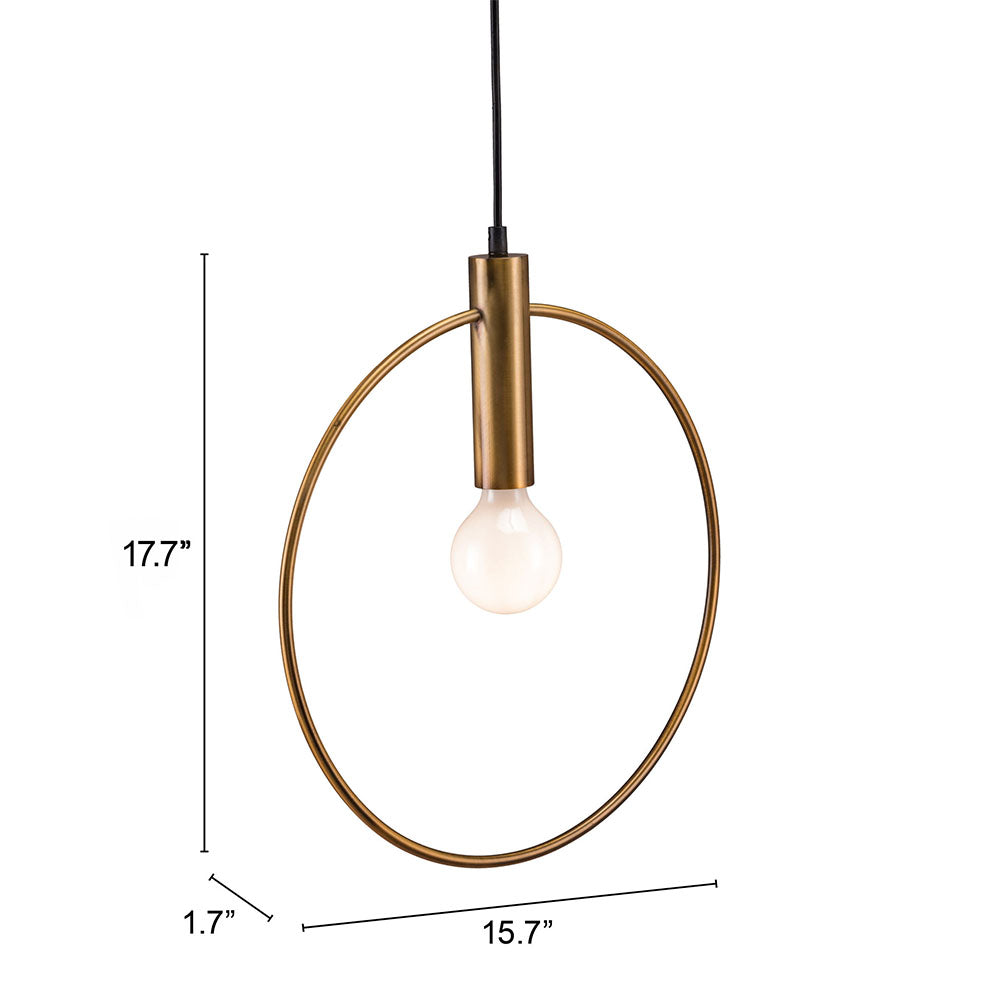 IRENZA CEILING LAMP BRASS
