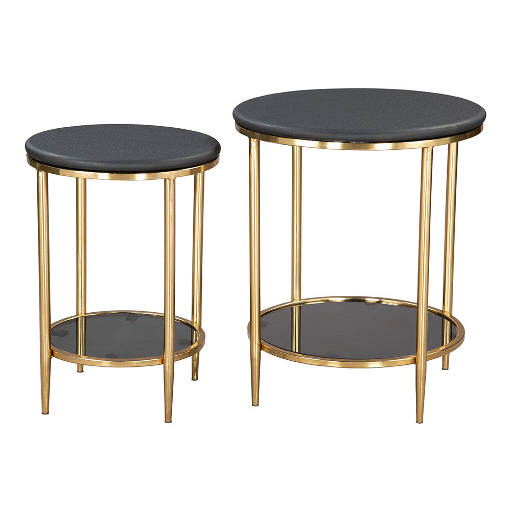 KOPER COFFEE TABLE SET BLACK
