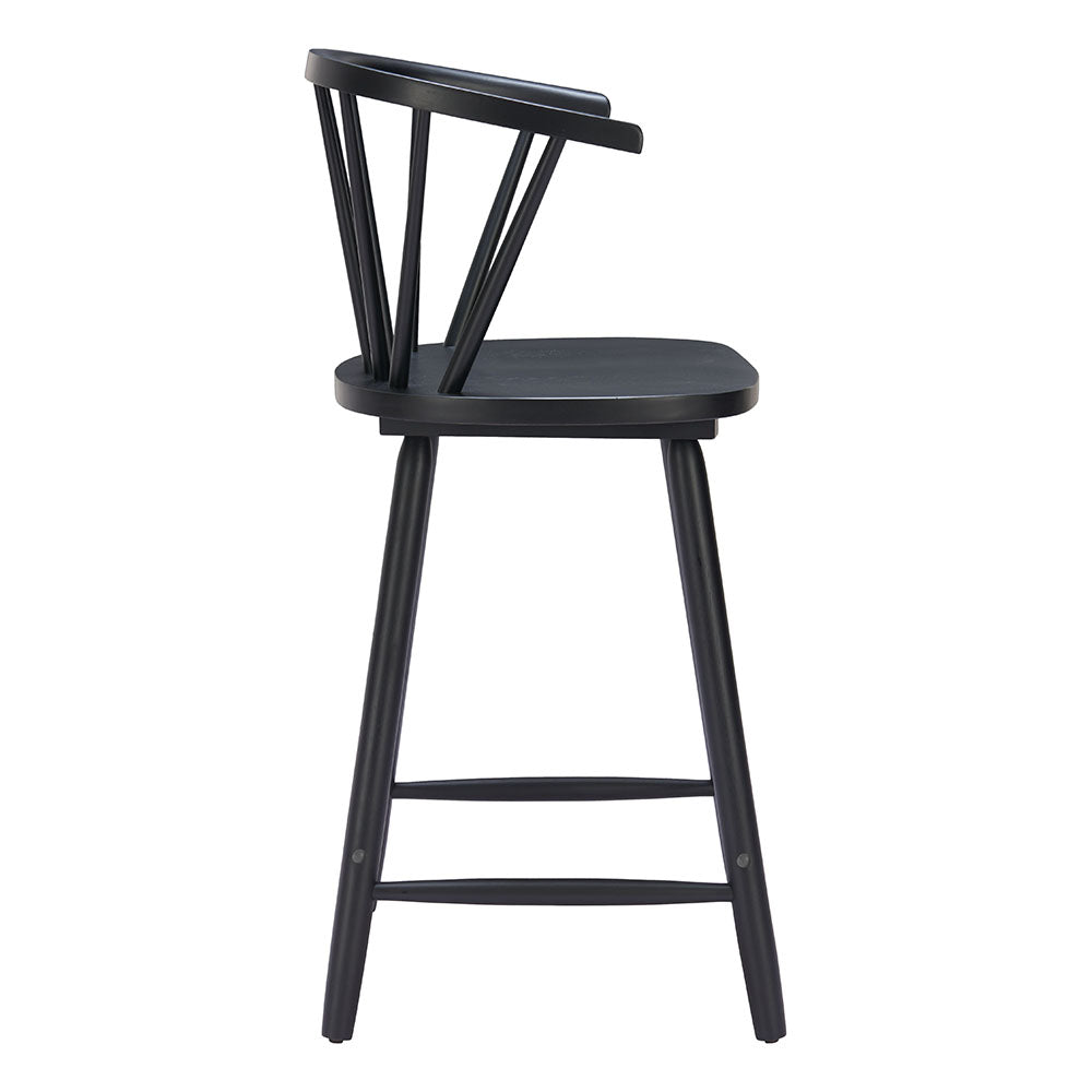 STENGER COUNTER STOOL BLACK