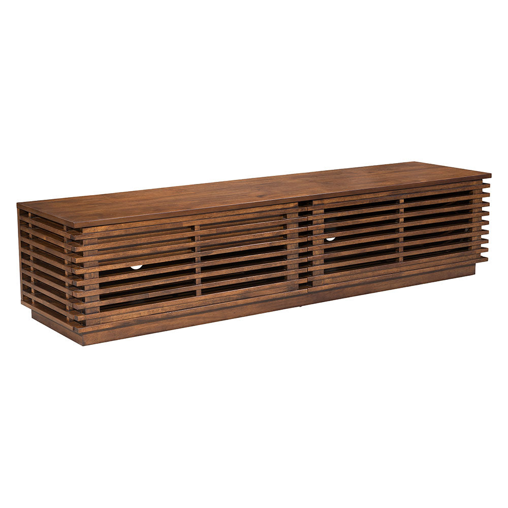 LINEA WIDE ENTERTAINMENT STAND WALNUT