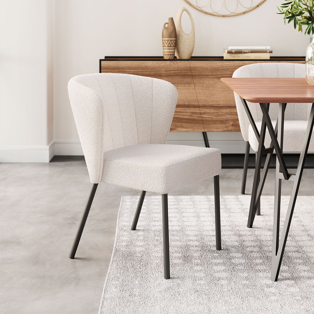 AIMEE DINING CHAIR CREAM