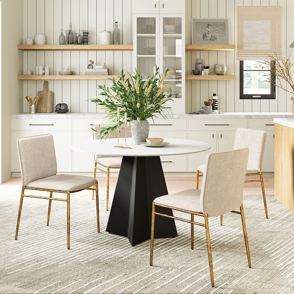 IZAR DINING TABLE WHITE