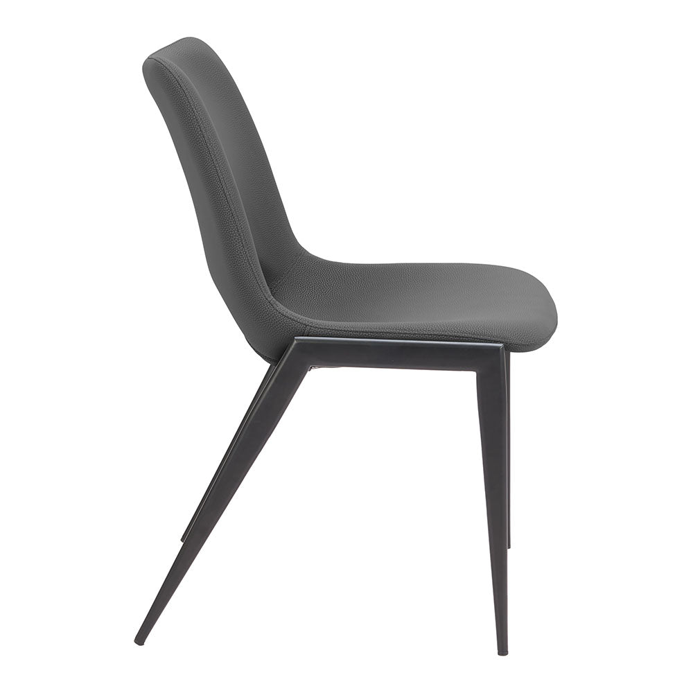 DESI ARMLESS DINING CHAIR BLACK