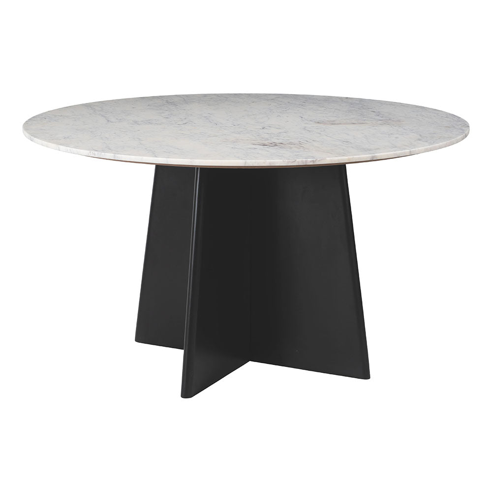 STRELA DINING TABLE WHITE & BLACK