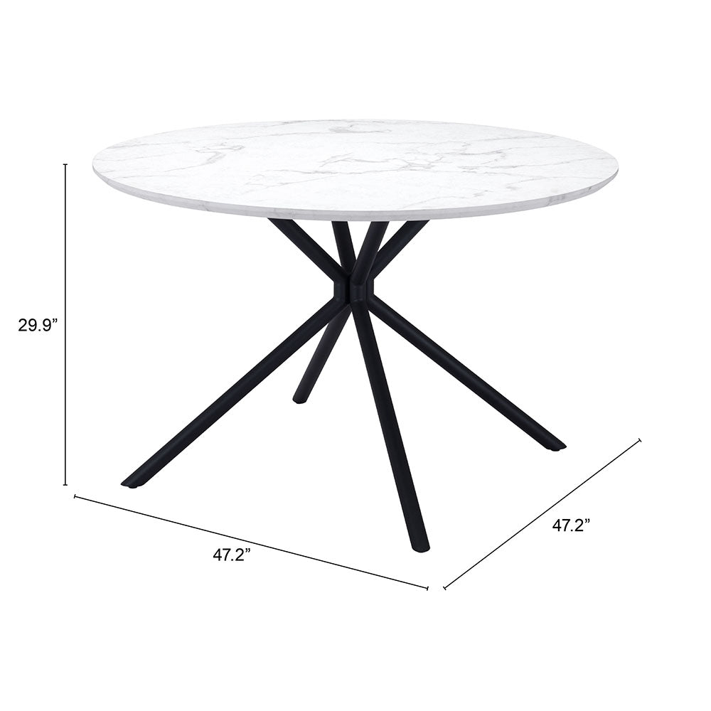 AMIENS DINING TABLE WHITE