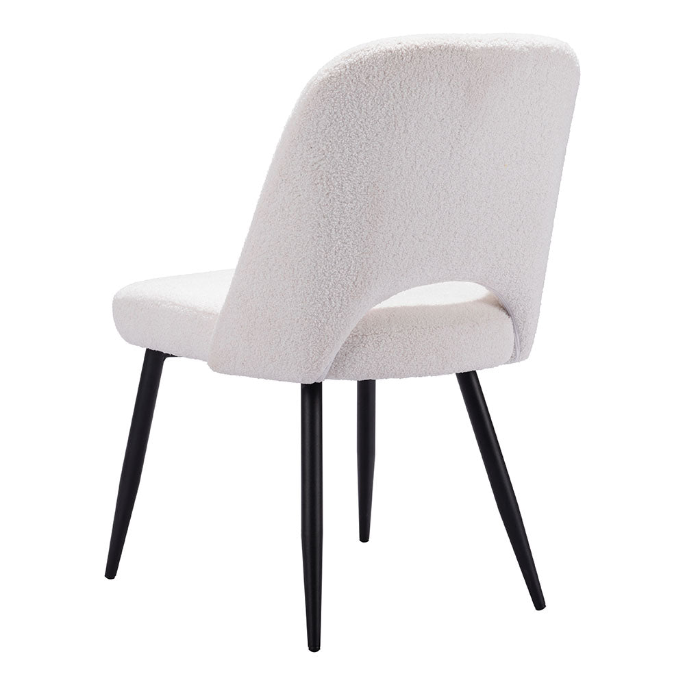 TEDDY DINING CHAIR IVORY