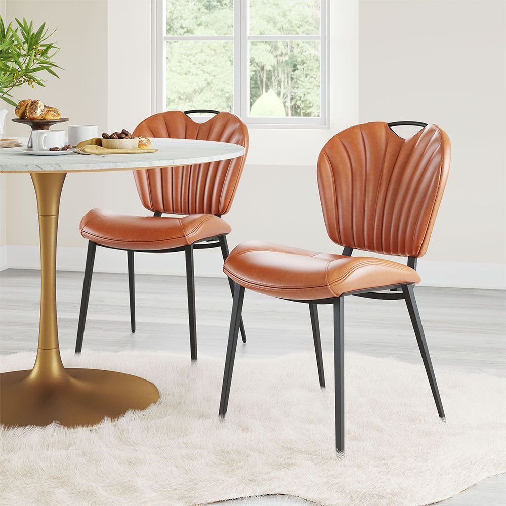 TERRENCE DINING CHAIR VINTAGE BROWN