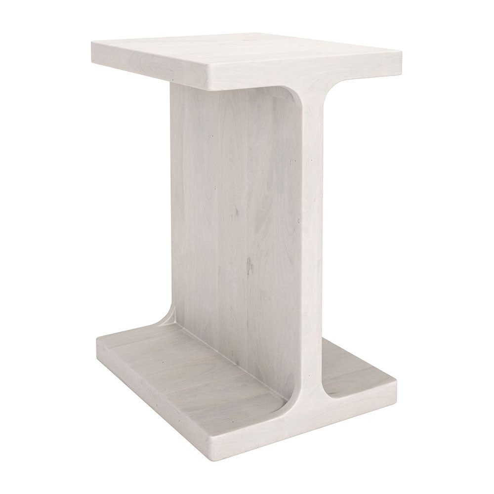 BAMA SIDE TABLE WHITEWASHED