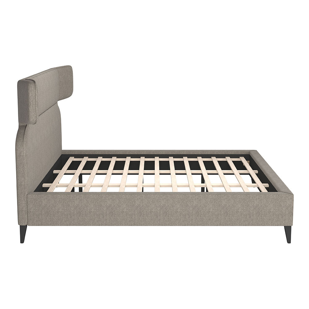 DUSA KING BED OLIVE BROWN