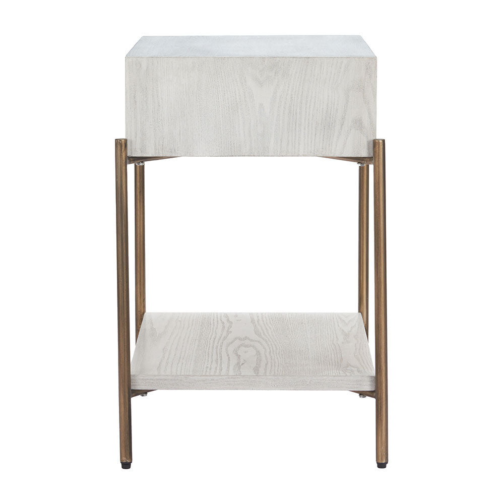 YORU SIDE TABLE OAK WHITE