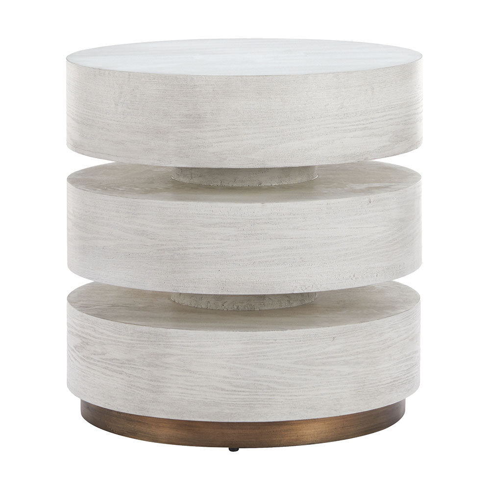 LAHA SIDE TABLE OAK WHITE