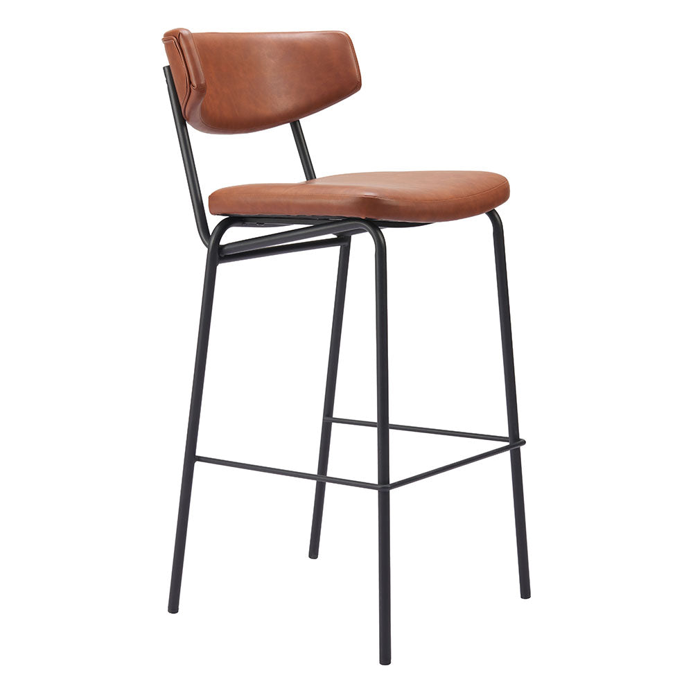 CHARON BARSTOOL VINTAGE BROWN