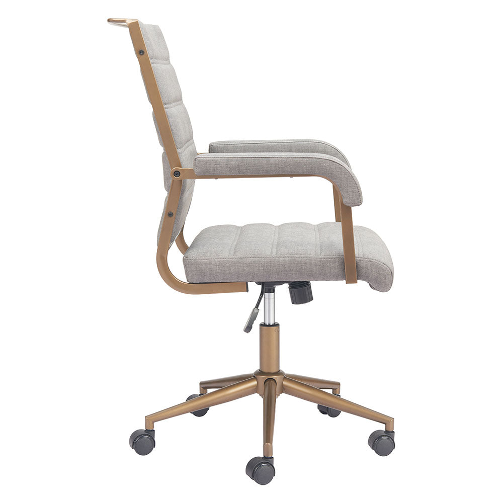 AUCTION OFFICE CHAIR GRAY
