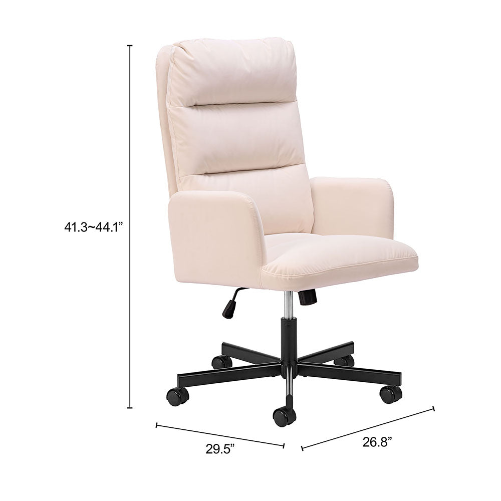 SABLE OFFICE CHAIR IVORY