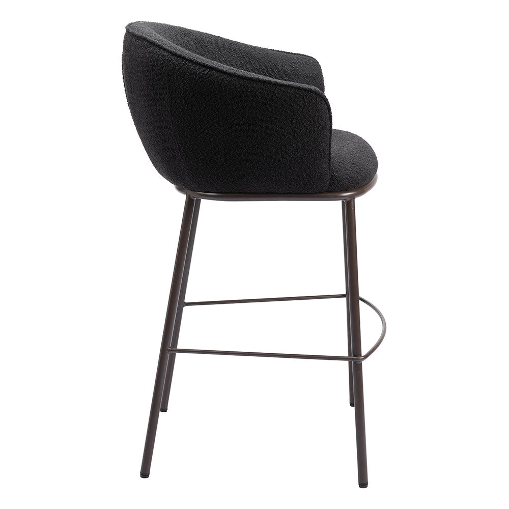ESSEN BARSTOOL BLACK & BRONZE