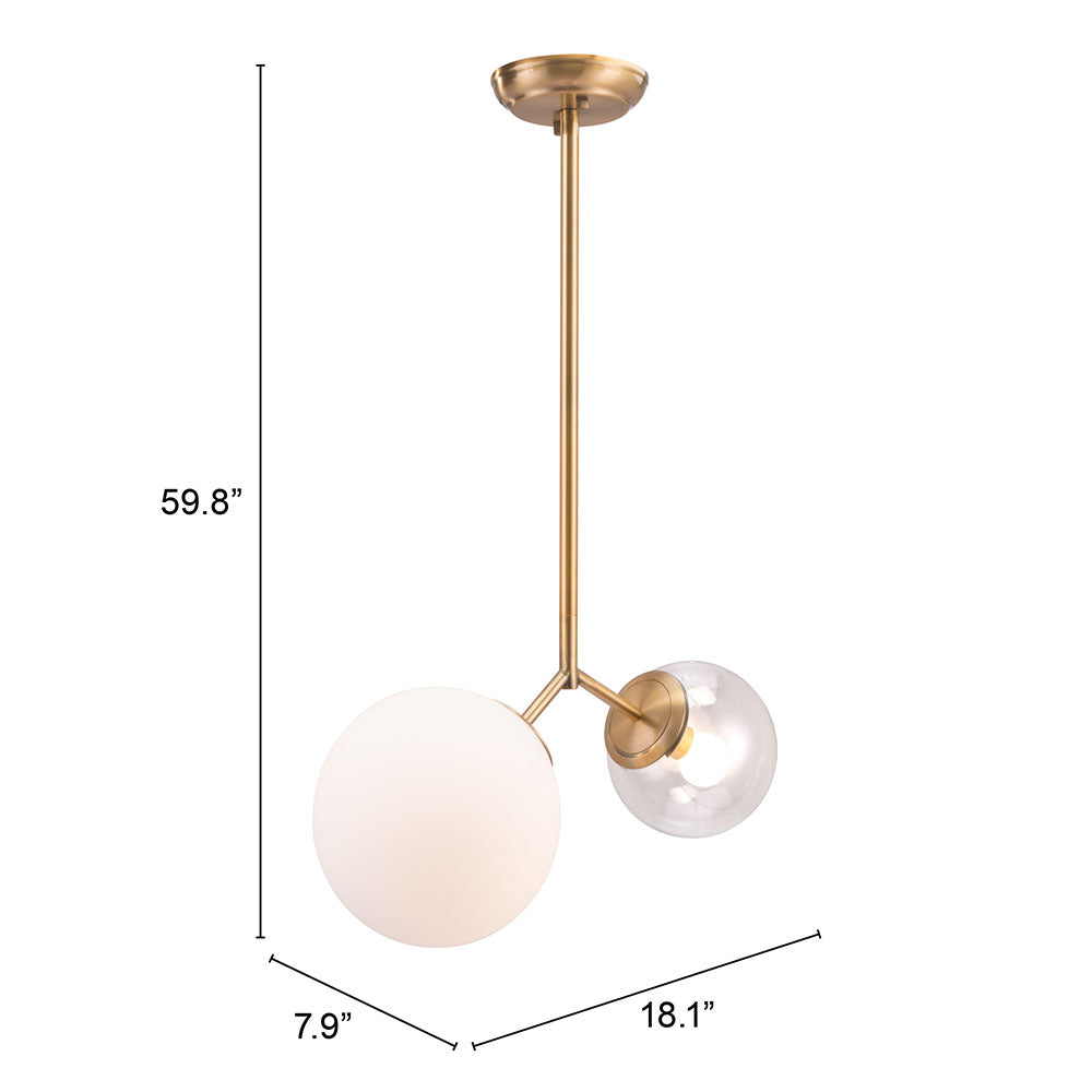 CONSTANCE CEILING LAMP BRASS