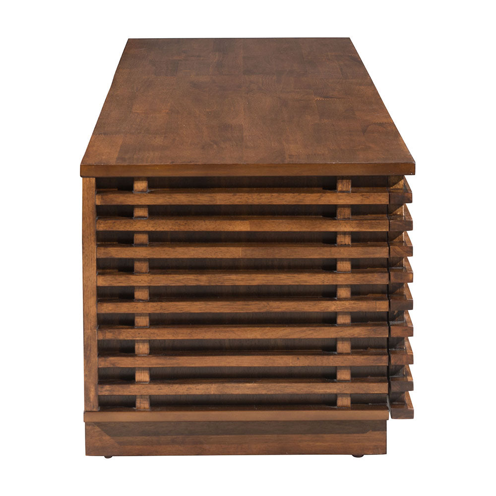 LINEA WIDE ENTERTAINMENT STAND WALNUT