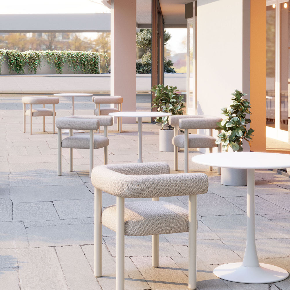 SUNBATH DINING CHAIR WHITE