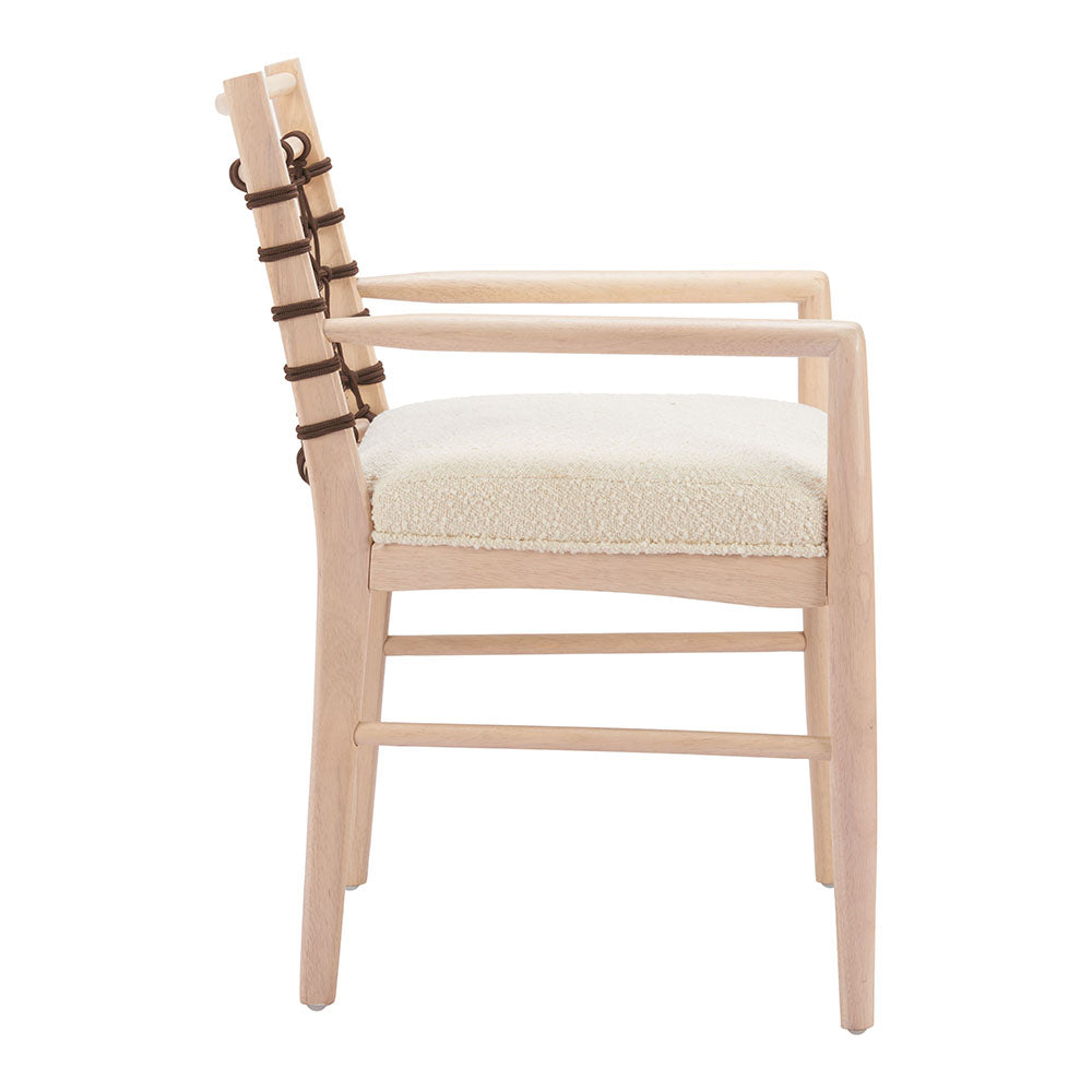 WEZLY DINING CHAIR IVORY