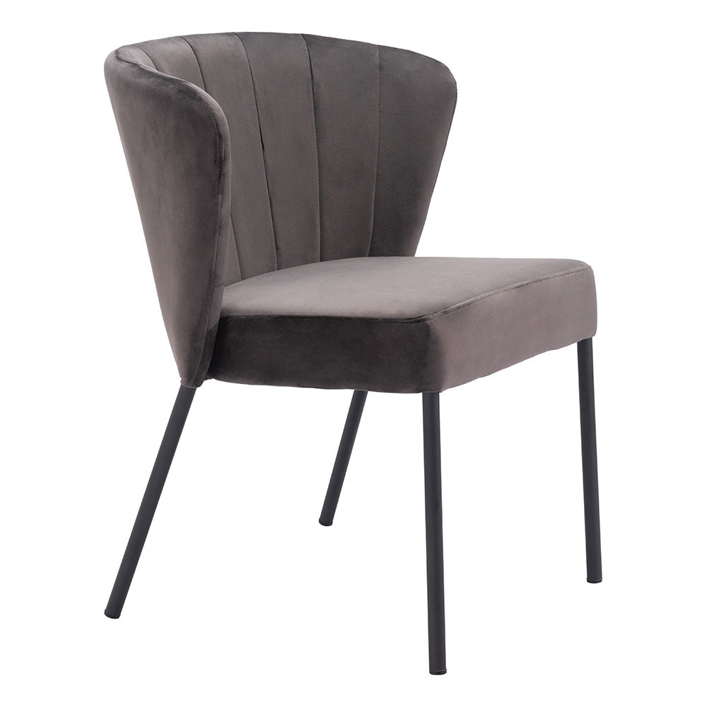 AIMEE DINING CHAIR GRAY