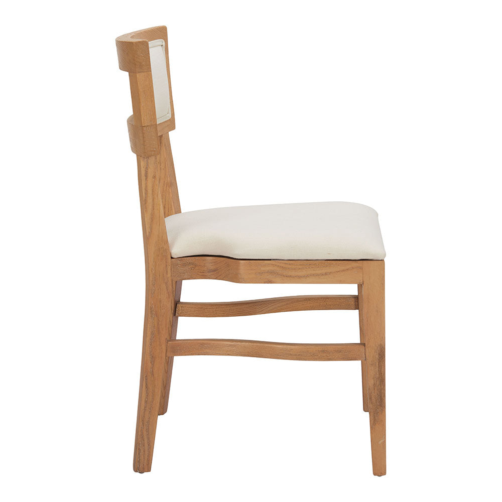 Kuchen Dining Chair Ivory & Natural