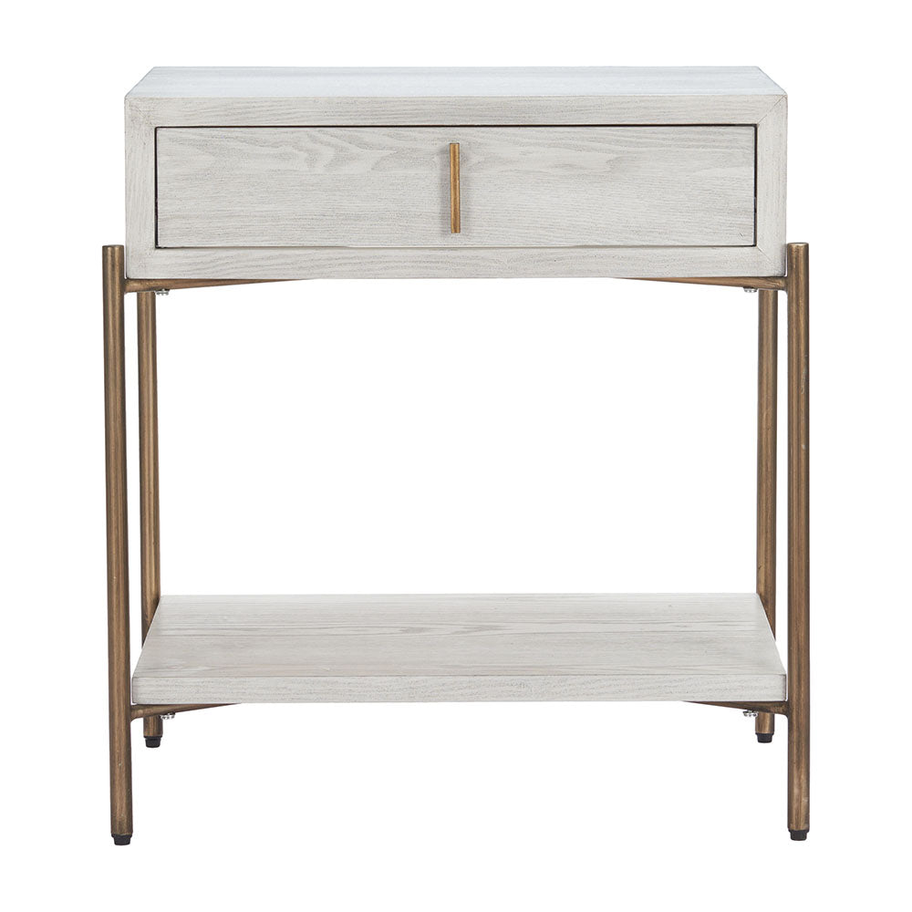 YORU SIDE TABLE OAK WHITE