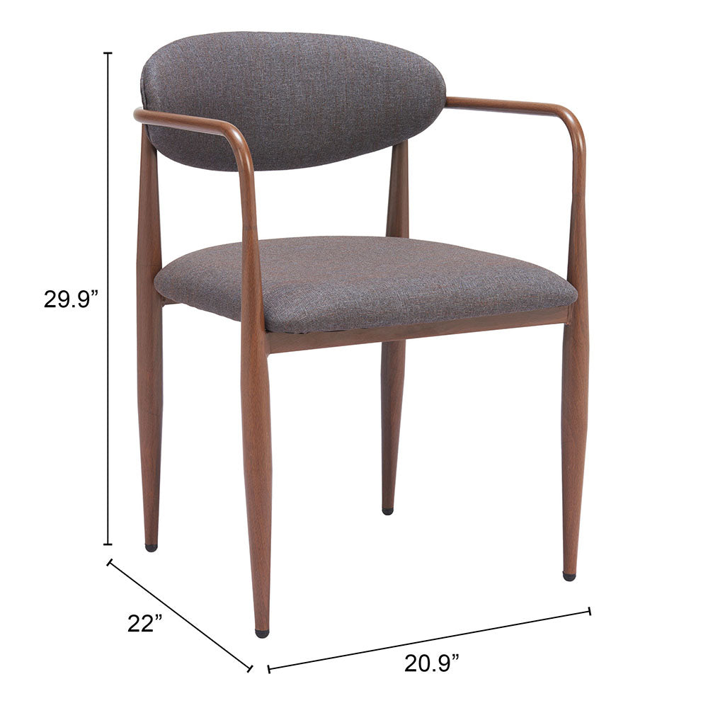 ZENS DINING CHAIR TRUFFLE GRAY