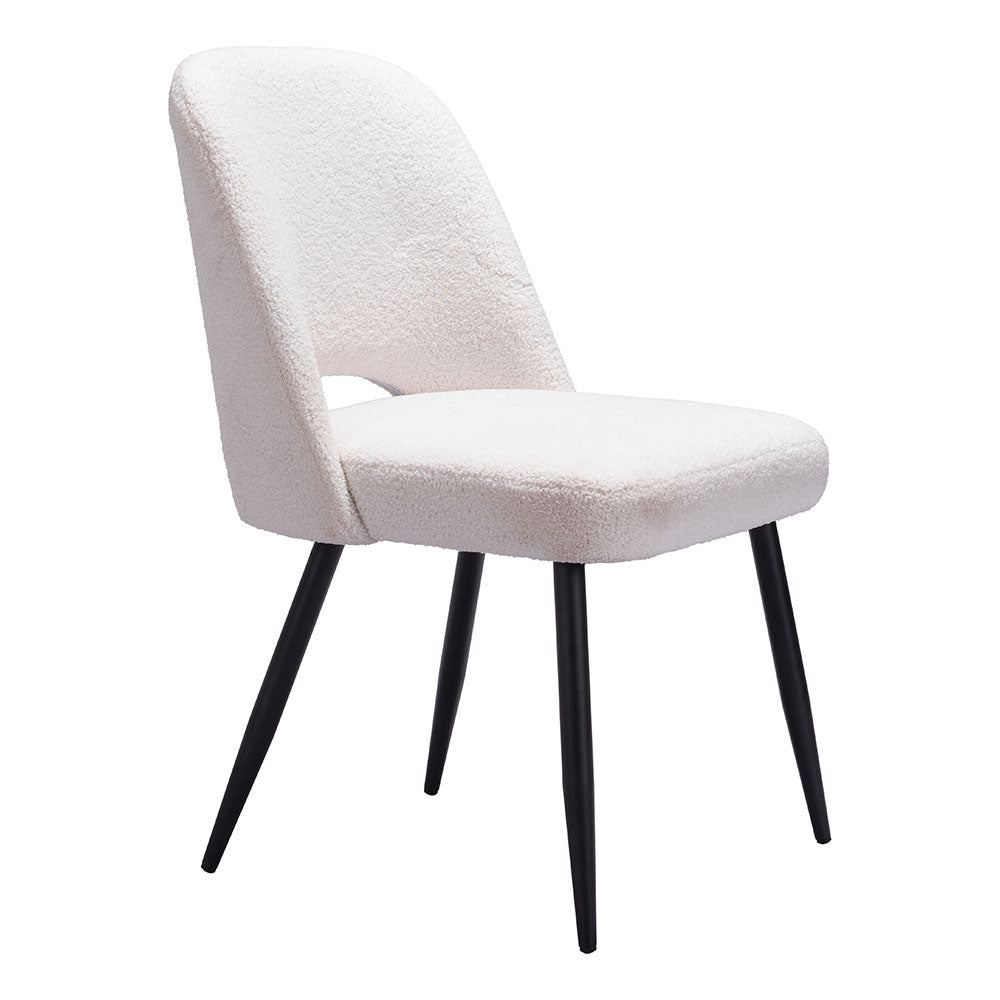 TEDDY DINING CHAIR IVORY