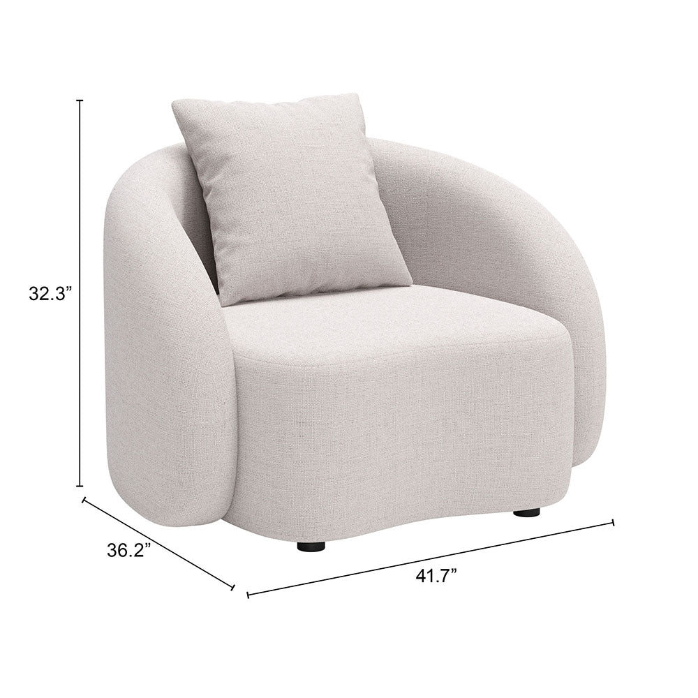 SUNNY ISLES ACCENT CHAIR BEIGE