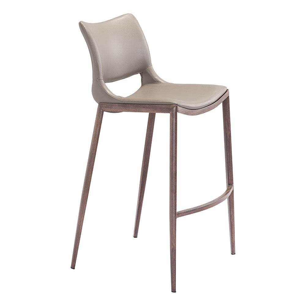 ACE BARSTOOL BROWN & WALNUT