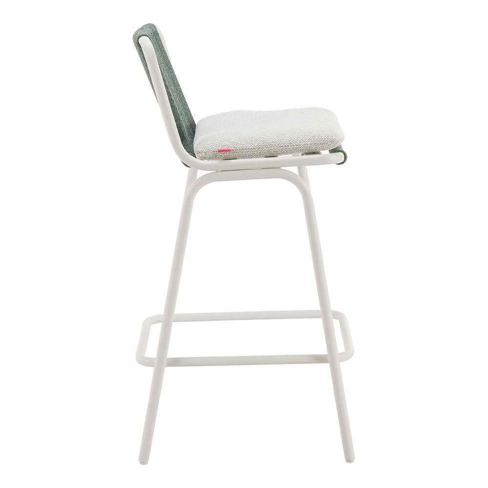 LUFT BARSTOOL WHITE & GREEN