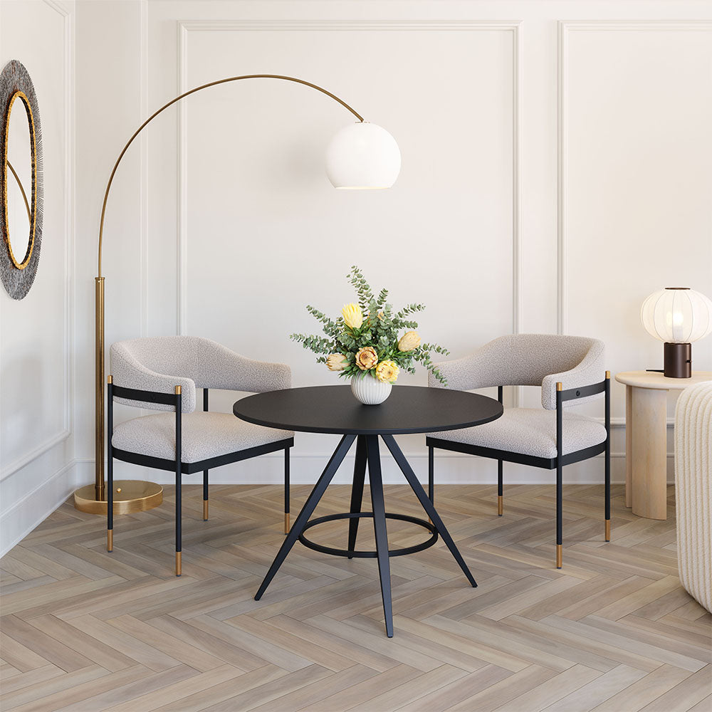DINOS DINING TABLE BLACK