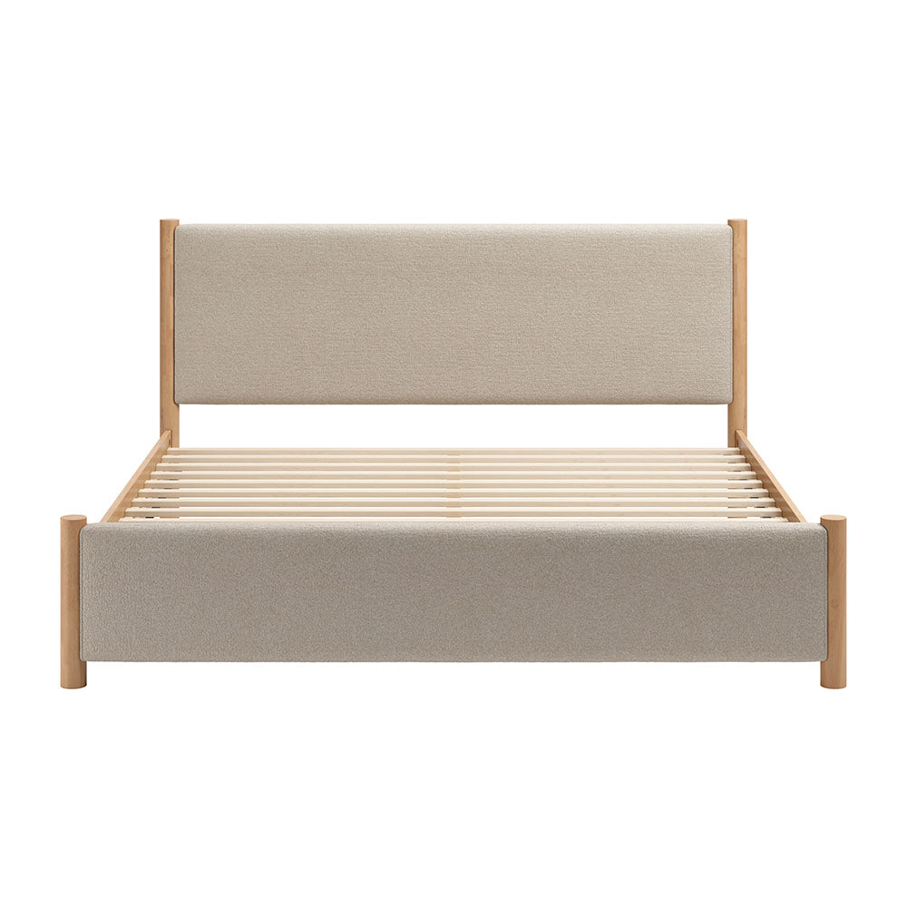 HADI KING BED BEIGE & NATURAL