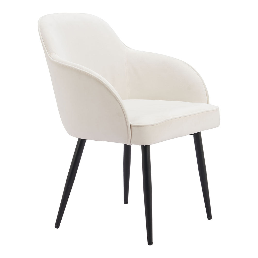 JOLIE DINING CHAIR IVORY