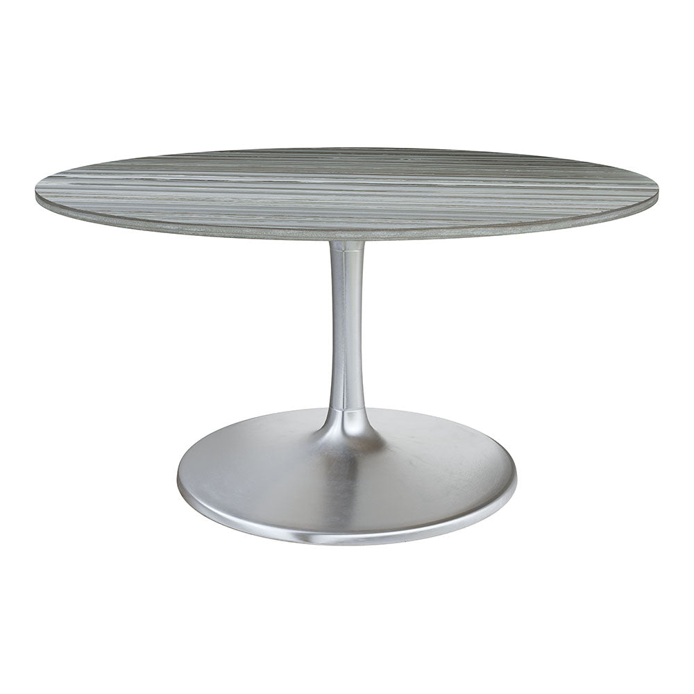 STAR CITY DINING TABLE (60") GRAY & SILVER