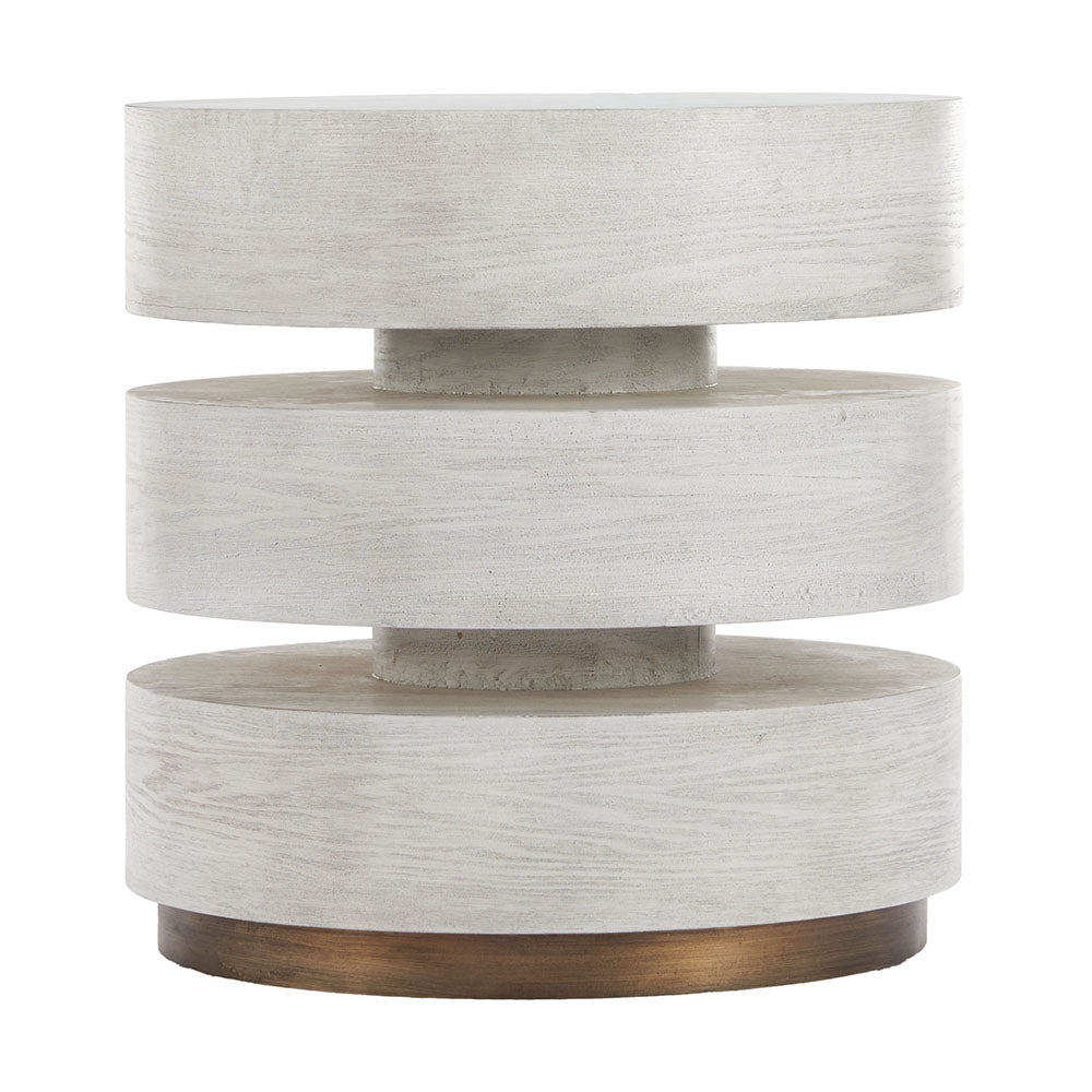 LAHA SIDE TABLE OAK WHITE