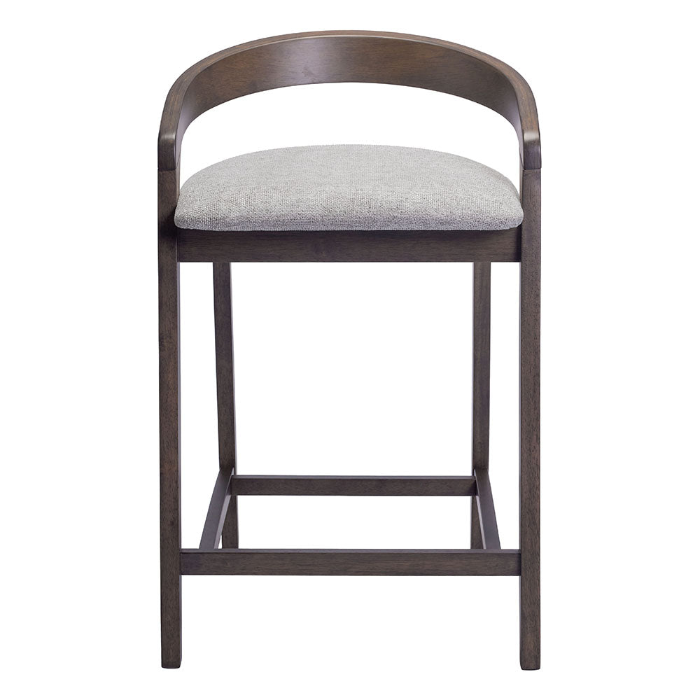 TROY COUNTER STOOL GRAY & ESPRESSO